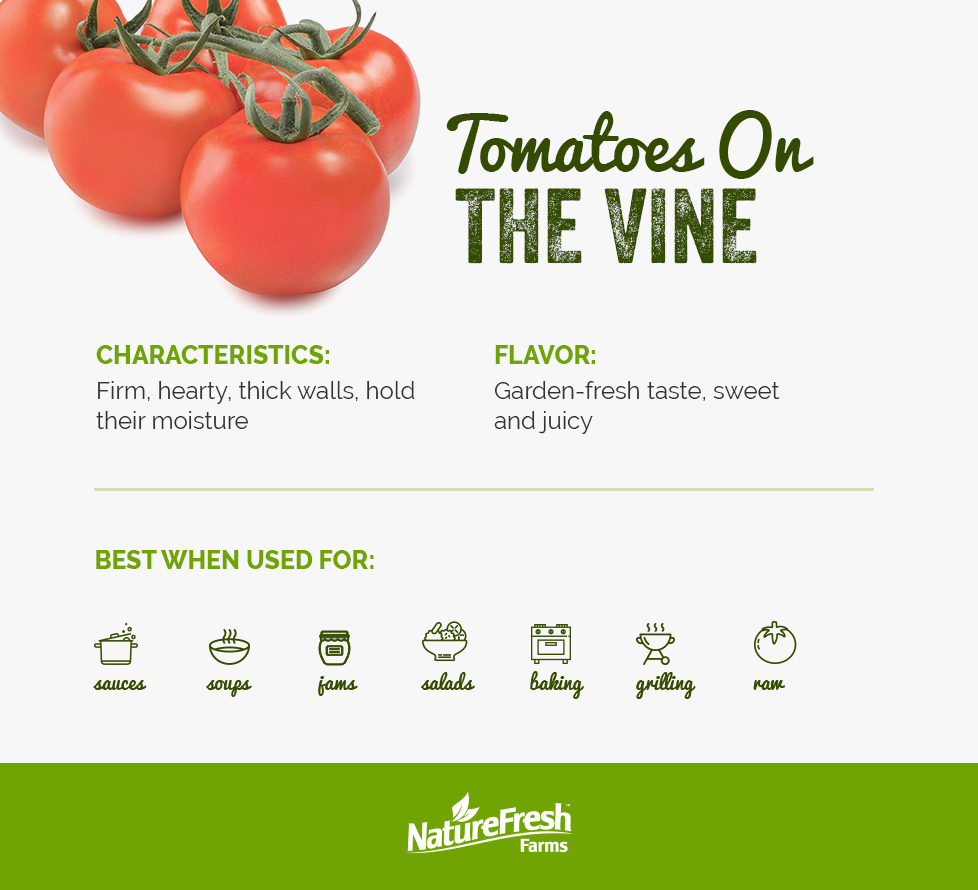 Tomatoes on the vine graphic