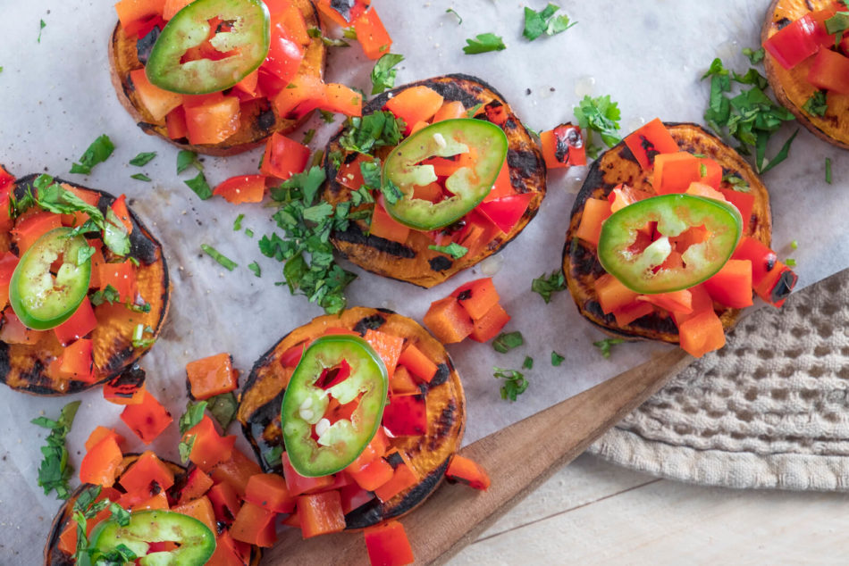 Sweet Potato with Bell Peppers