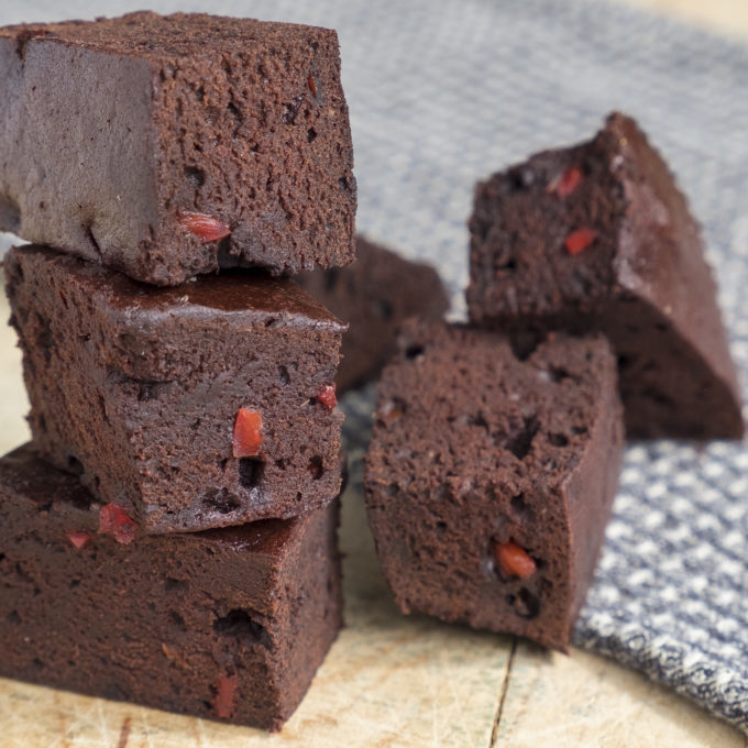 Red Bell Pepper Brownie