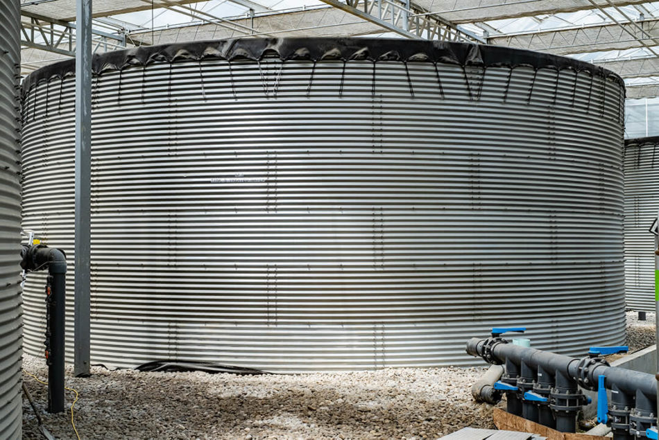 Water Tank Greenhouse Irrigation