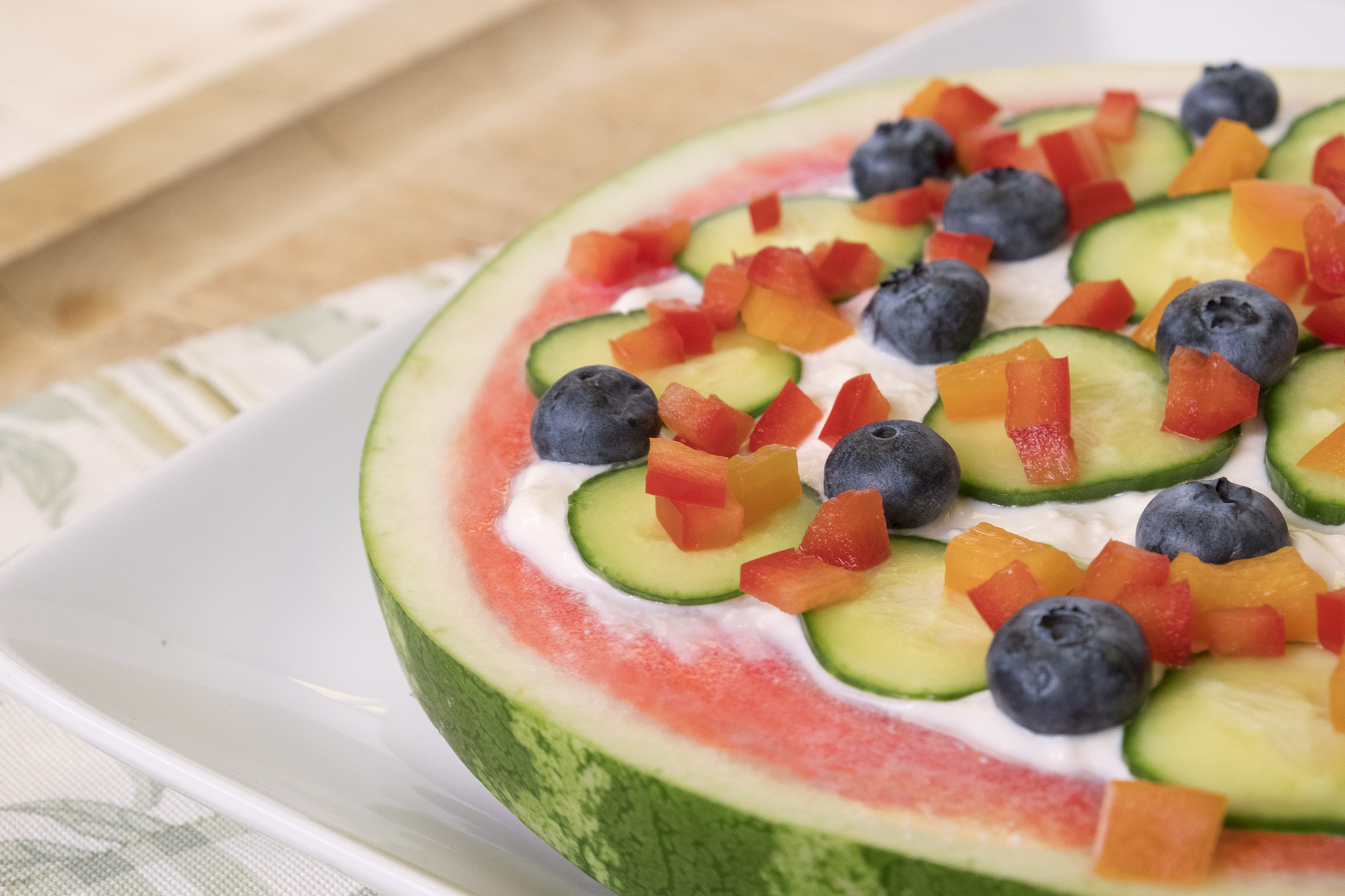 Watermelon Dessert Pizza Recipe